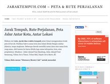 Tablet Screenshot of jaraktempuh.com